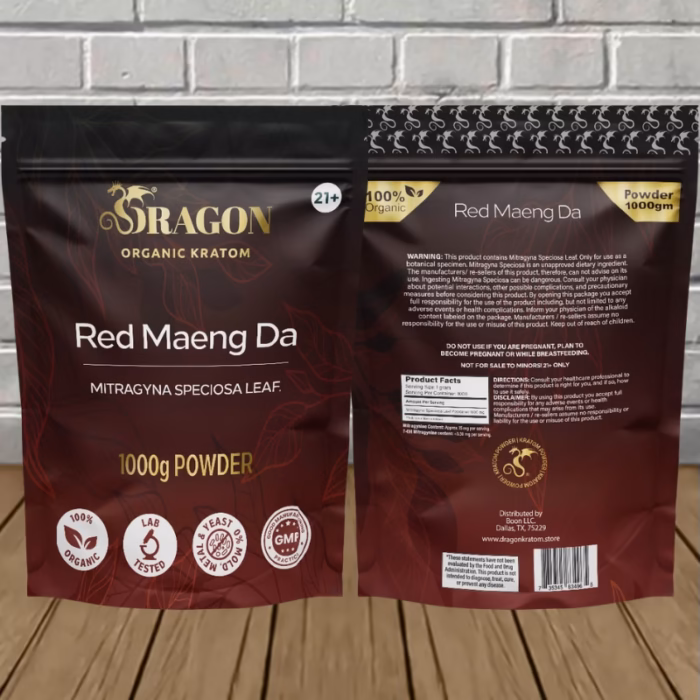 Dragon-Organic-Kratom-Red-Maeng-Da-Kratom-Powder-1000g Dragon-Organic-Kratom-Red-Maeng-Da-Kratom-Powder-1000g