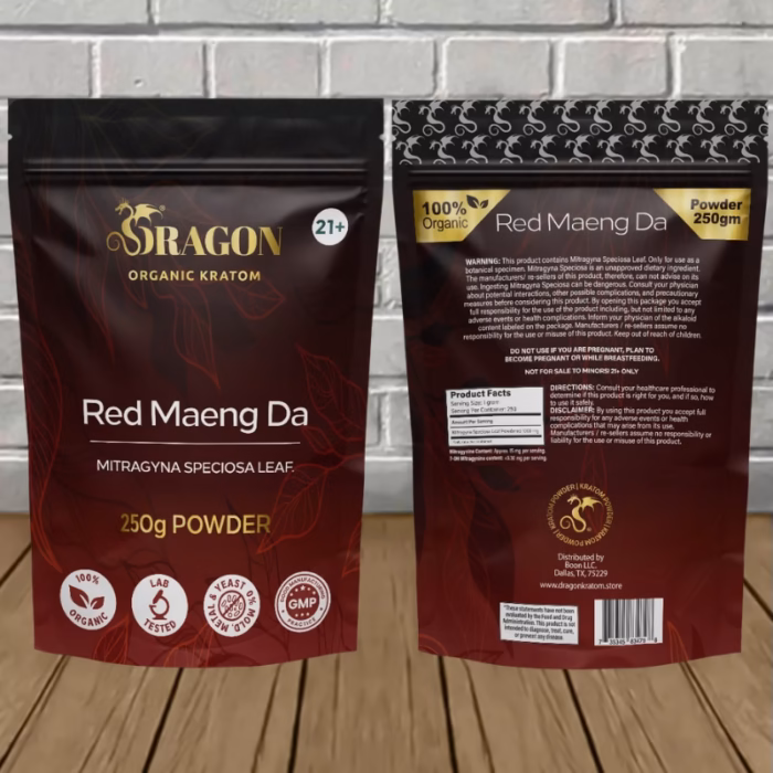 Dragon-Organic-Kratom-Red-Maeng-Da-Kratom-Powder-250g Dragon-Organic-Kratom-Red-Maeng-Da-Kratom-Powder-250g