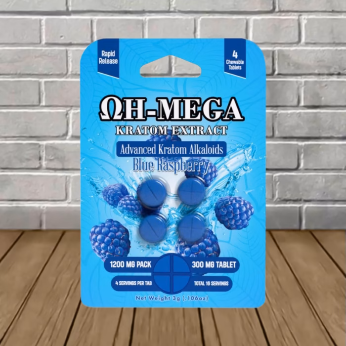 OH-MEGA-Advanced-Kratom-Extract-1200mg-Blue-Raspberry-4ct-Single-Blister-Pack- OH-MEGA-Advanced-Kratom-Extract-1200mg-Blue-Raspberry-4ct-Single-Blister-Pack-