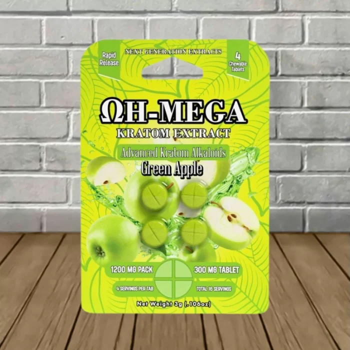 OH-MEGA-Advanced-Kratom-Extract-1200mg-Green-Apple-4ct-Single-Blister OH-MEGA-Advanced-Kratom-Extract-1200mg-Green-Apple-4ct-Single-Blister