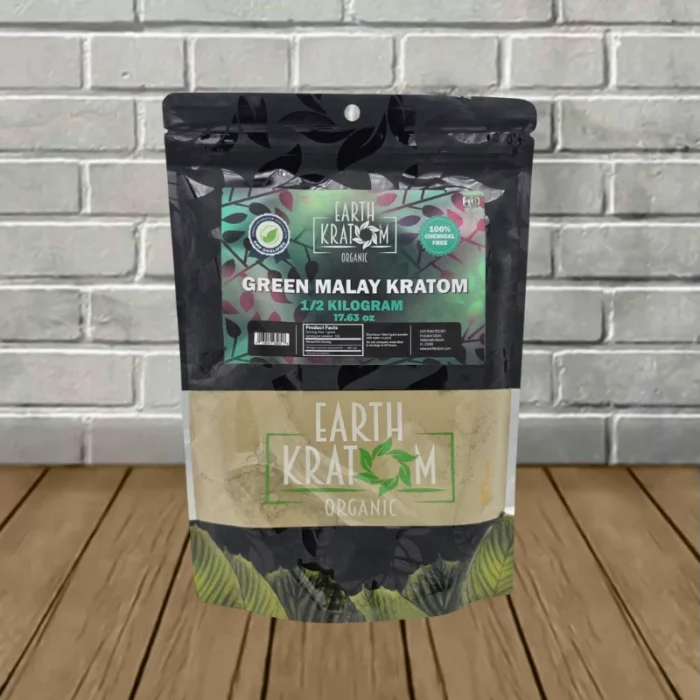 Earth-Kratom-Green-Malay-Powder-1half-Kilogram