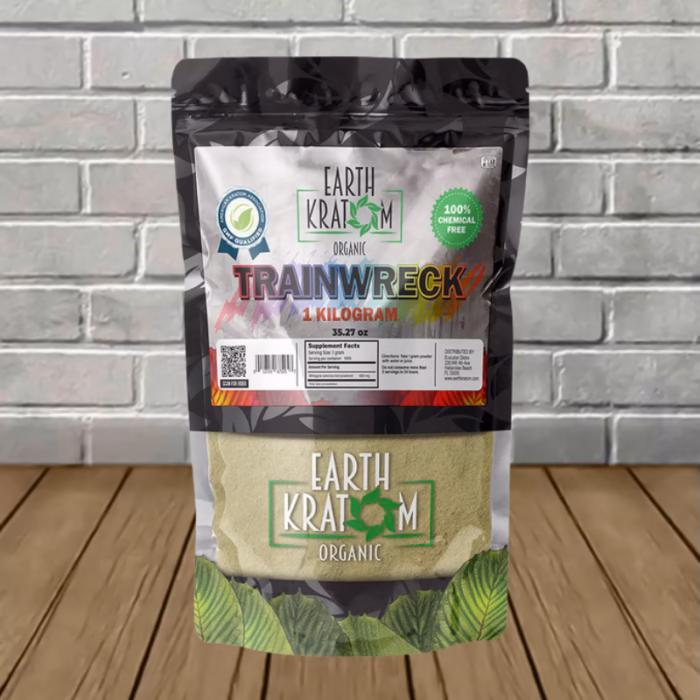 Earth-Kratom-Trainwreck-Powder-1-Kilogram Earth-Kratom-Trainwreck-Powder-1-Kilogram