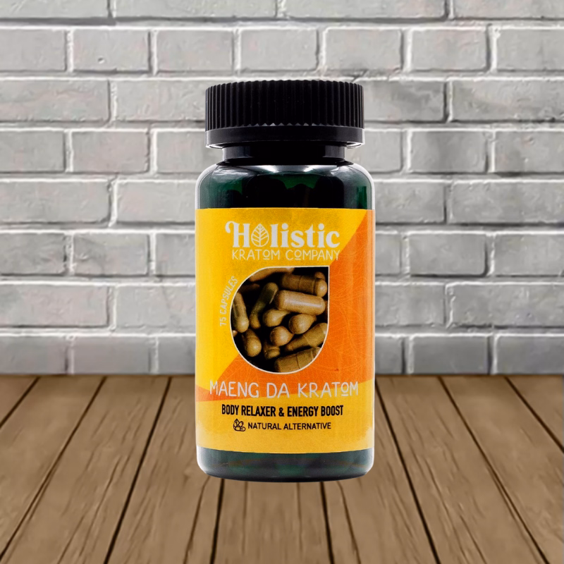 Holistic Kratom Company Maeng Da Kratom Capsules