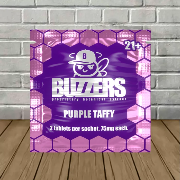 Buzzers_Proprietary_Botanical_Extract_Tablet_75mg_Purple_Taffy Buzzers_Proprietary_Botanical_Extract_Tablet_75mg_Purple_Taffy