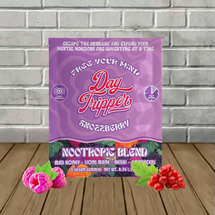 DayTripper_Mushrooms_Gummies_3ct_Snozzberry DayTripper_Mushrooms_Gummies_3ct_Snozzberry