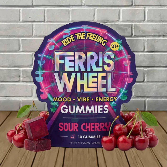 Ferris_Wheel_Daily_Mood_Kanna_Extract_Gummies_10ct_Sour_Cherry Ferris_Wheel_Daily_Mood_Kanna_Extract_Gummies_10ct_Sour_Cherry