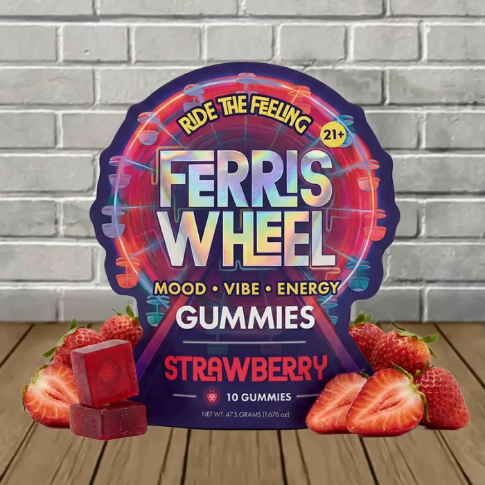 Ferris_Wheel_Daily_Mood_Kanna_Extract_Gummies_10ct_Strawberry Ferris_Wheel_Daily_Mood_Kanna_Extract_Gummies_10ct_Strawberry