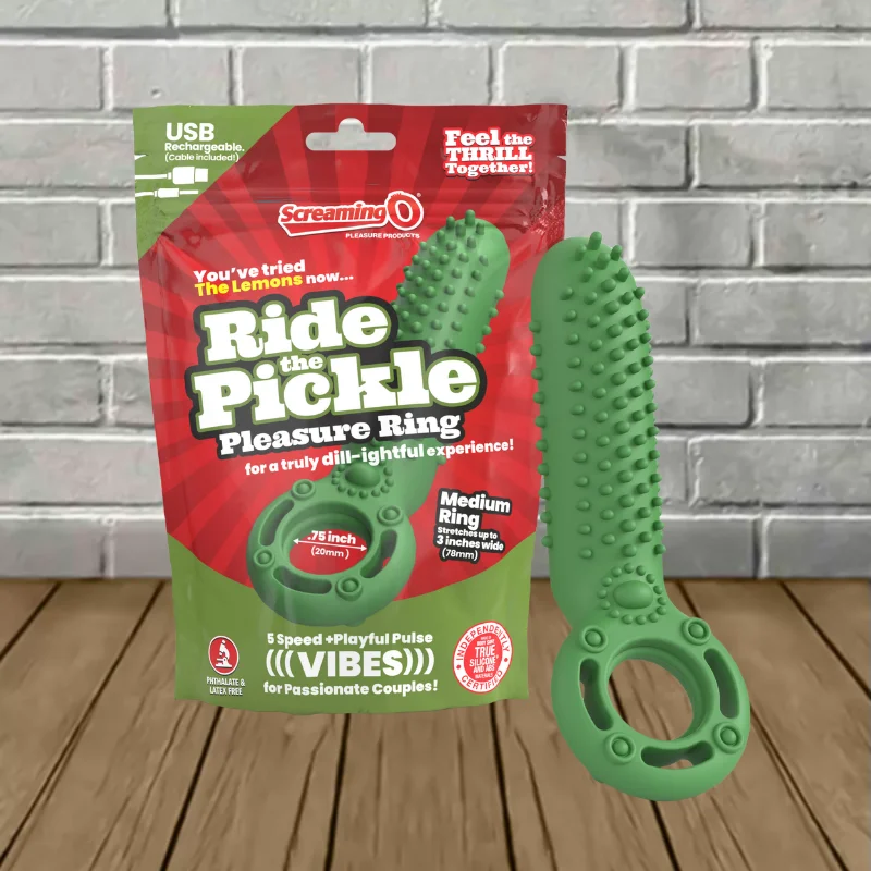 Screaming O Ride the Pickle Pleasure Ring