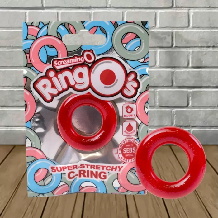 Screaming O Ring O Erection Ring - Red -- 1ct Screaming O Ring O Erection Ring - Red -- 1ct