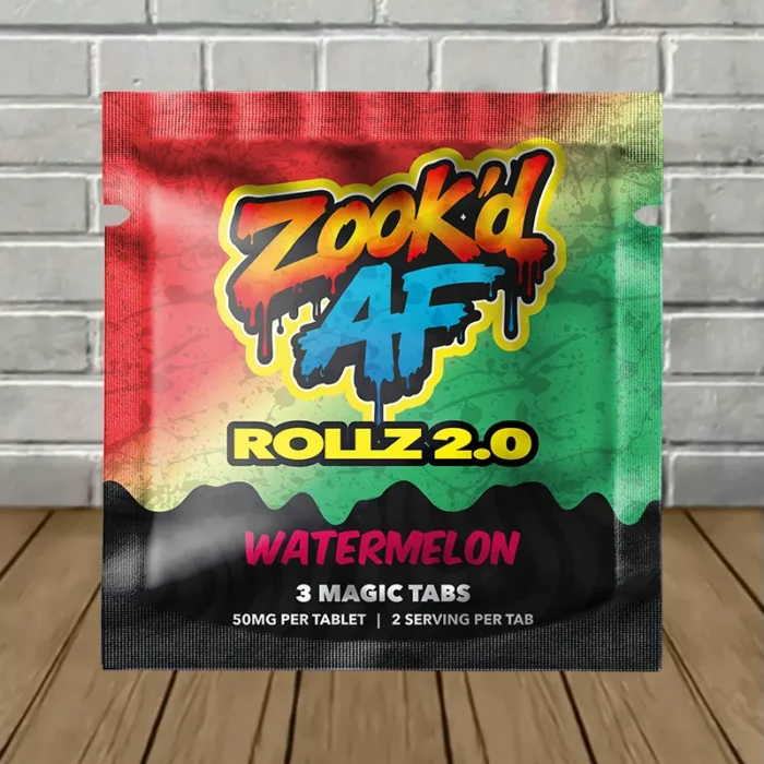 ZOOKD_AF_Rollz_2.0_5MAPB_Tablets_50mg_Watermelon ZOOKD_AF_Rollz_2.0_5MAPB_Tablets_50mg_Watermelon