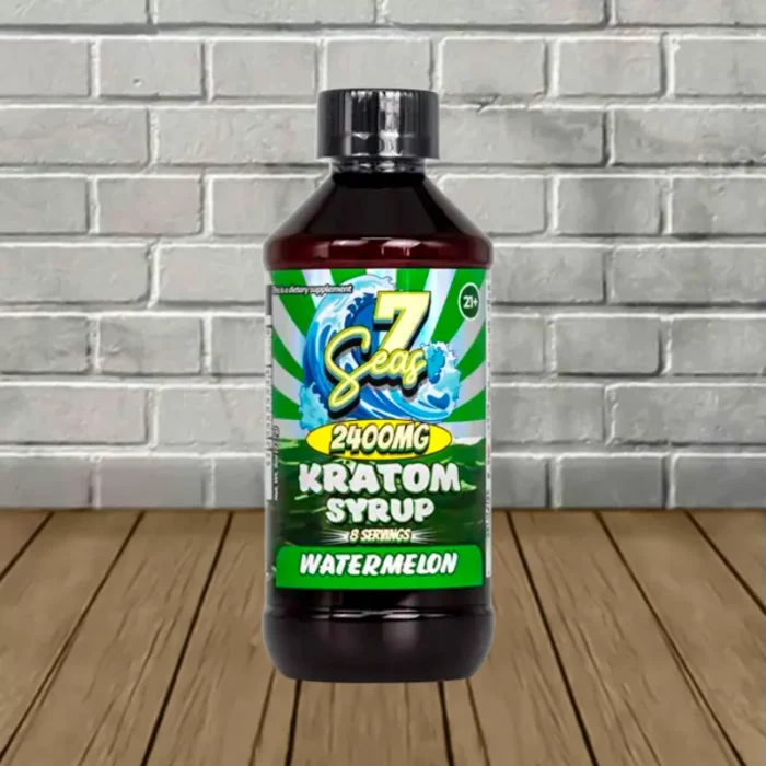 7Seas Kratom Extract Syrup 2400mg - Watermelon -- Bottle 7Seas Kratom Extract Syrup 2400mg - Watermelon -- Bottle