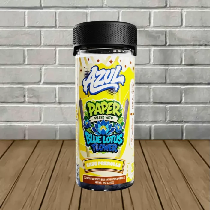 Azul Paper Filled With Blue Lotus Flower Prerolls 5x2g - Golden Pineapple Azul Paper Filled With Blue Lotus Flower Prerolls 5x2g - Golden Pineapple