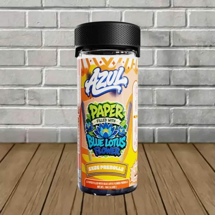 Azul Paper Filled With Blue Lotus Flower Prerolls 5x2g - Mango Mirage Azul Paper Filled With Blue Lotus Flower Prerolls 5x2g - Mango Mirage