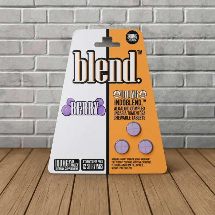 Blend.IndoBlendBerry100mg3ctBlisterPack