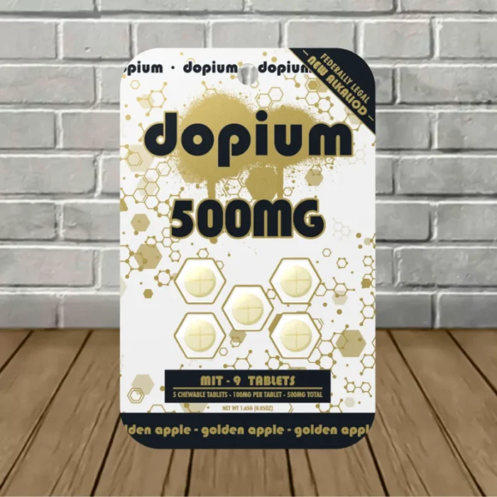 Dopium MIT-9 Extract Tablets 100mg 5ct - Golden Apple -- 5ct Blister Dopium MIT-9 Extract Tablets 100mg 5ct - Golden Apple -- 5ct Blister