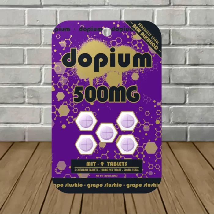 Dopium MIT-9 Extract Tablets 100mg 5ct - Grape Slushie -- 5ct Blister Dopium MIT-9 Extract Tablets 100mg 5ct - Grape Slushie -- 5ct Blister