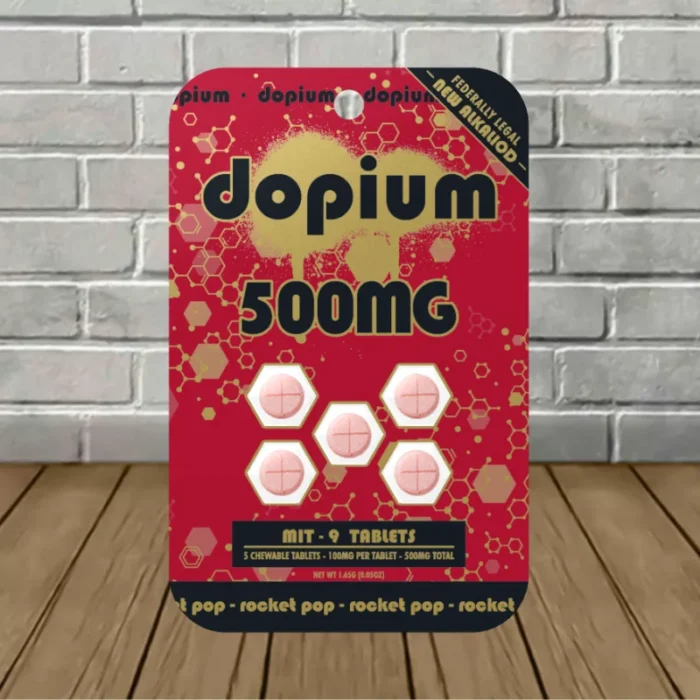 Dopium MIT-9 Extract Tablets 100mg 5ct - Rocket Pop -- 5ct Blister