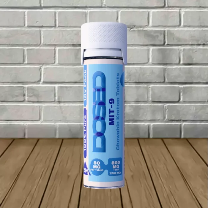 Dosed MIT-9 Extract Tablets 80mg 10ct - Blue Raspberry -- 10ct Tube Dosed MIT-9 Extract Tablets 80mg 10ct - Blue Raspberry -- 10ct Tube