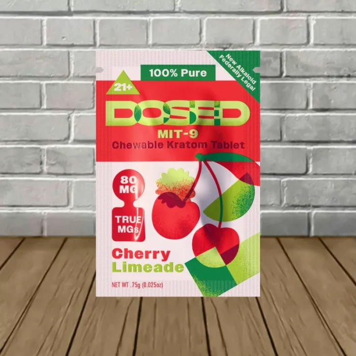 Dosed MIT-9 Extract Tablets 80mg 1ct - Cherry Limeade -- 1ct Sachet Dosed MIT-9 Extract Tablets 80mg 1ct - Cherry Limeade -- 1ct Sachet