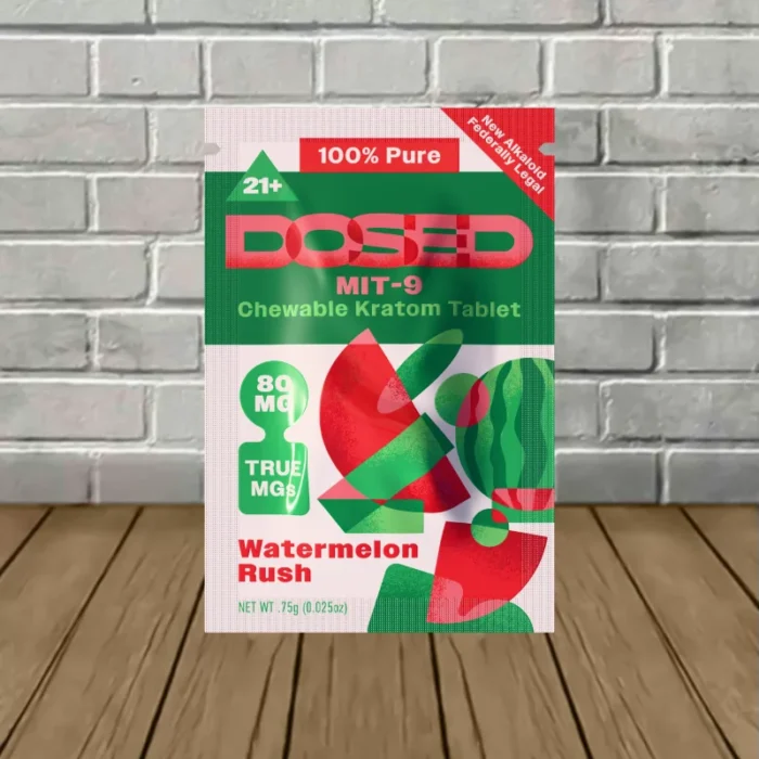 Dosed MIT-9 Extract Tablets 80mg 1ct - Watermelon Rush -- 1ct Sachet Dosed MIT-9 Extract Tablets 80mg 1ct - Watermelon Rush -- 1ct Sachet