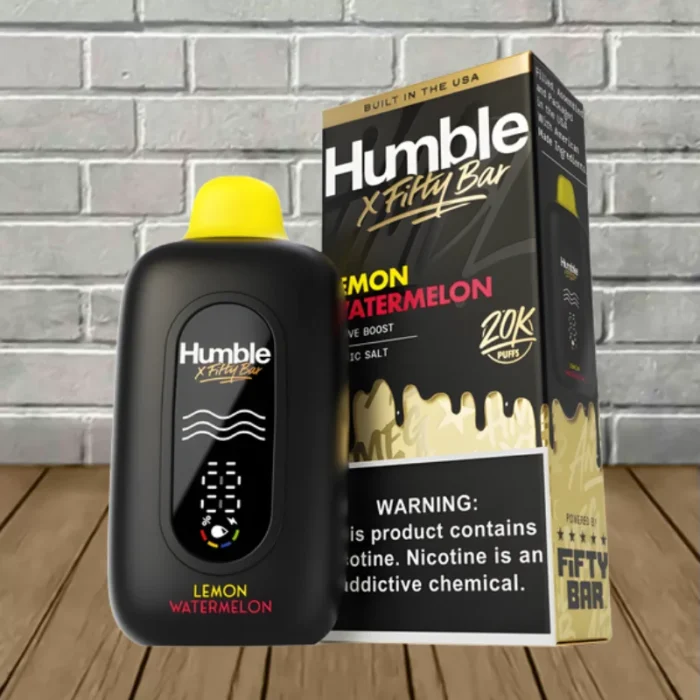 Fifty Bar x Humble Disposable 20k - Lemon Watermelon -- DISPOSABLE Fifty Bar x Humble Disposable 20k - Lemon Watermelon -- DISPOSABLE