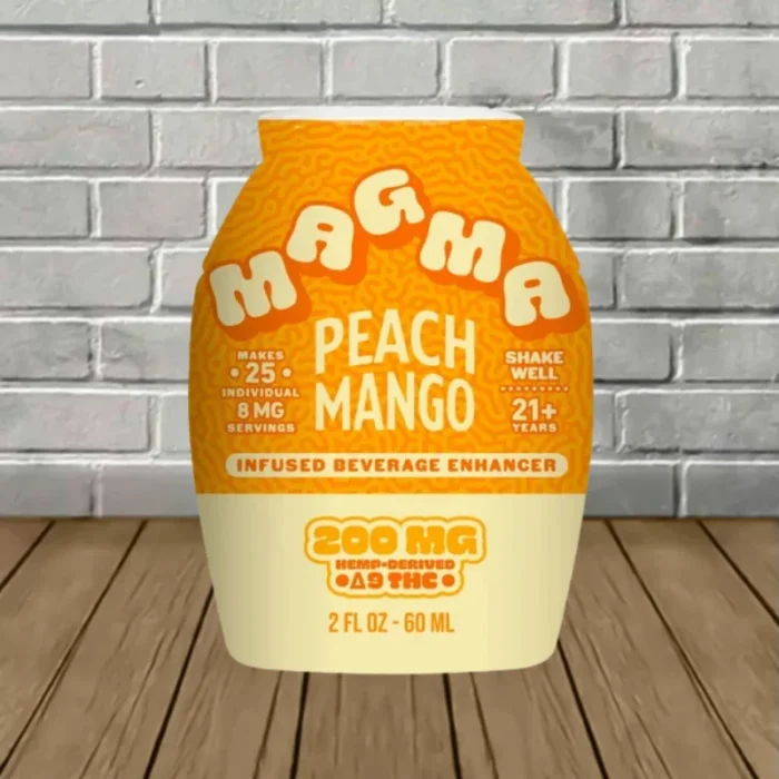 Magma D9 Infused Beverage Enhancer 200mg - Peach Mango Magma D9 Infused Beverage Enhancer 200mg - Peach Mango