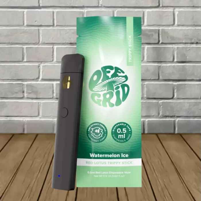 Off Grid Red Lotus Trippy Sticks Disposable 0.5ml - Watermelon Ice -- DISPOSABLE Off Grid Red Lotus Trippy Sticks Disposable 0.5ml - Watermelon Ice -- DISPOSABLE