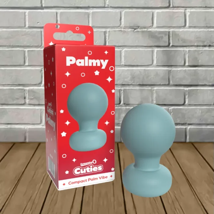 Screaming O Cuties Palmy Palm Vibrator - Powder Blue