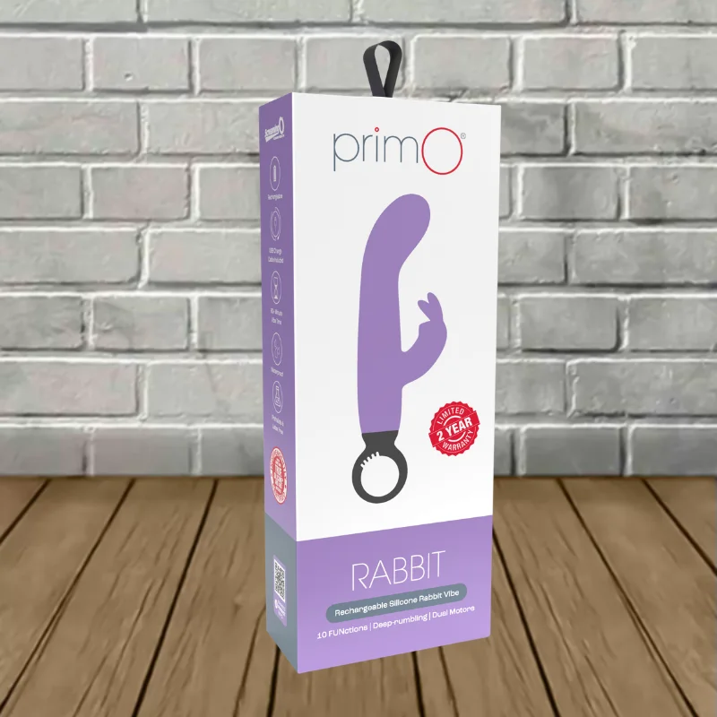 Screaming O PrimO Rabbit Rechargeable Vibe - Lilac
