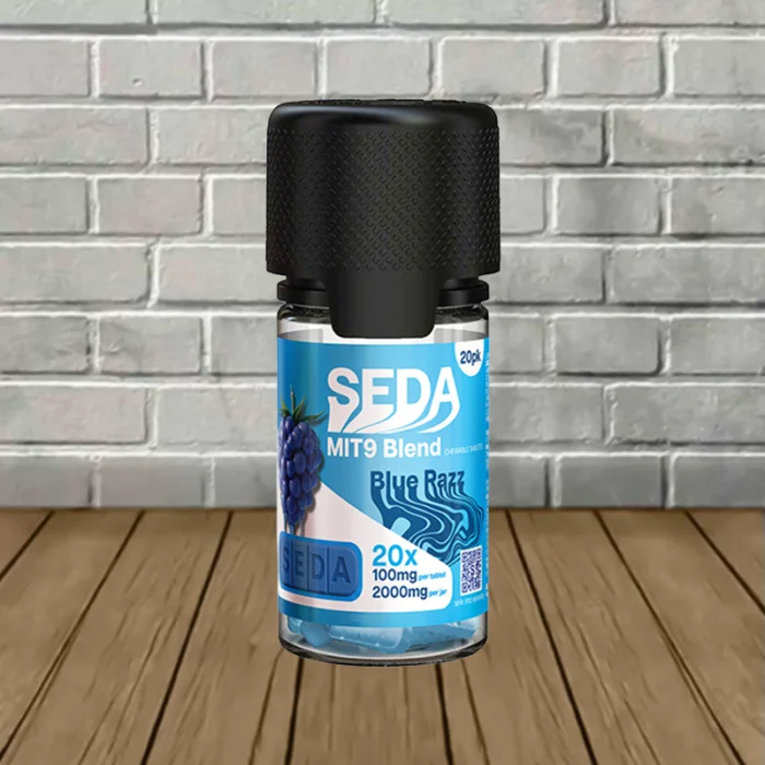 Seda MIT-9 Blend Chewable Tablets 100mg 20ct - Blue Razz Seda MIT-9 Blend Chewable Tablets 100mg 20ct - Blue Razz