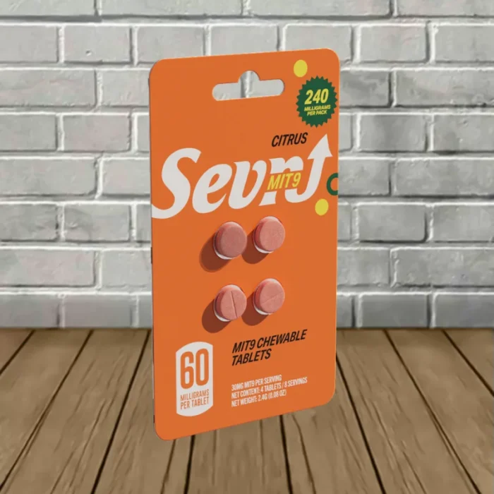 Sevn MIT-9 Extract Tablets 60mg 4ct - Citrus -- 4ct Blister Sevn MIT-9 Extract Tablets 60mg 4ct - Citrus -- 4ct Blister