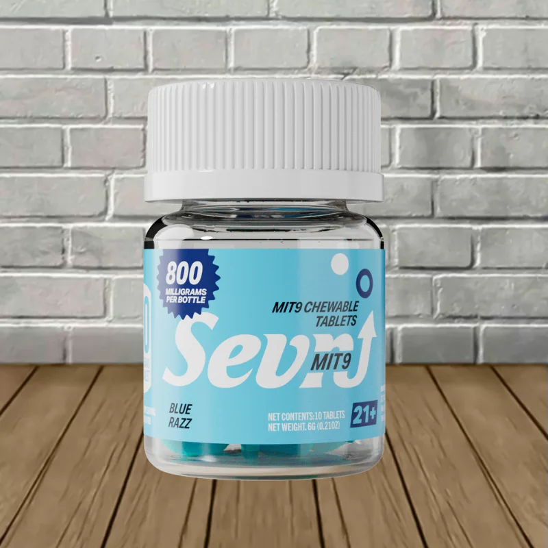 Sevn MIT-9 Extract Tablets 80mg 10ct – Blue Razz — 10ct Jar Sevn MIT-9 Extract Tablets 80mg 10ct - Blue Razz -- 10ct Jar