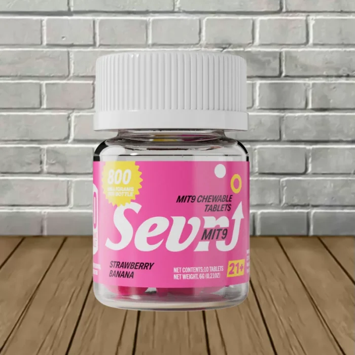 Sevn MIT-9 Extract Tablets 80mg 10ct - Strawberry Banana -- 10ct Jar Sevn MIT-9 Extract Tablets 80mg 10ct - Strawberry Banana -- 10ct Jar