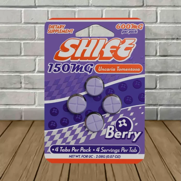 Shift Botanicals Uncaria Tomentosa Extract Tablets 150mg 4ct - Berry -- 4ct Blister Shift Botanicals Uncaria Tomentosa Extract Tablets 150mg 4ct - Berry -- 4ct Blister