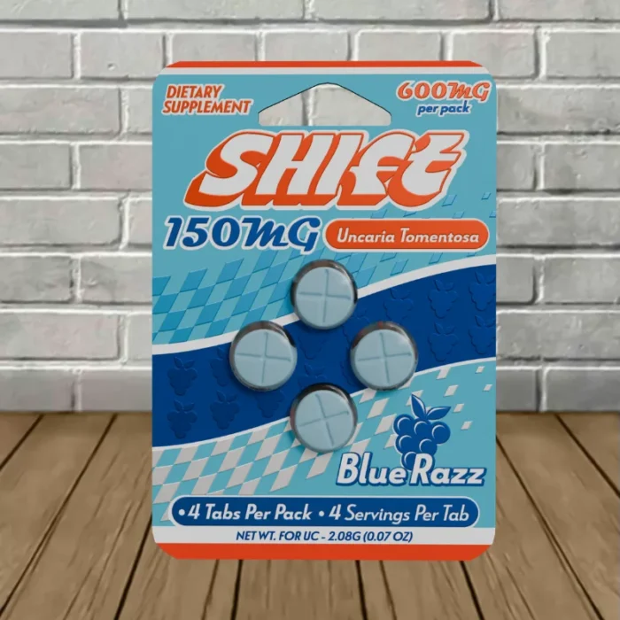 Shift Botanicals Uncaria Tomentosa Extract Tablets 150mg 4ct - Blue Razz -- 4ct Blister Shift Botanicals Uncaria Tomentosa Extract Tablets 150mg 4ct - Blue Razz -- 4ct Blister