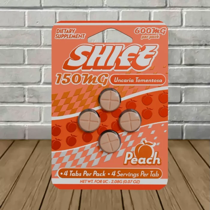Shift Botanicals Uncaria Tomentosa Extract Tablets 150mg 4ct - Peach -- 4ct Blister Shift Botanicals Uncaria Tomentosa Extract Tablets 150mg 4ct - Peach -- 4ct Blister