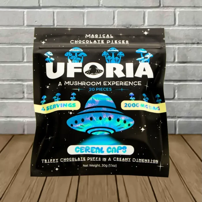 UFORIA Magical Chocolate Pieces 2000mg - Cereal Caps UFORIA Magical Chocolate Pieces 2000mg - Cereal Caps