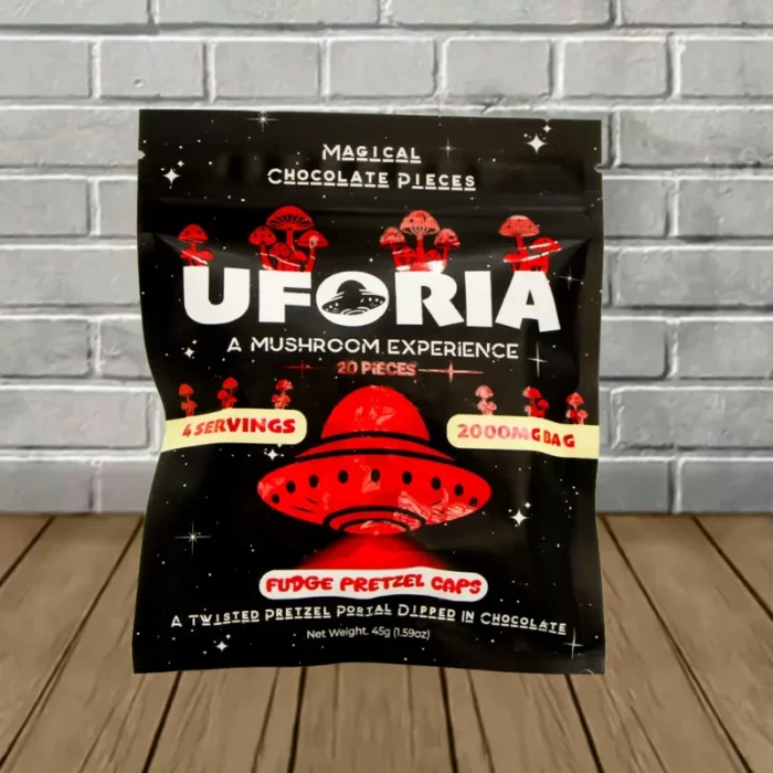 UFORIA Magical Chocolate Pieces 2000mg - Fudge Pretzel Caps